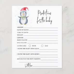 Penguin - predictions and advice baby