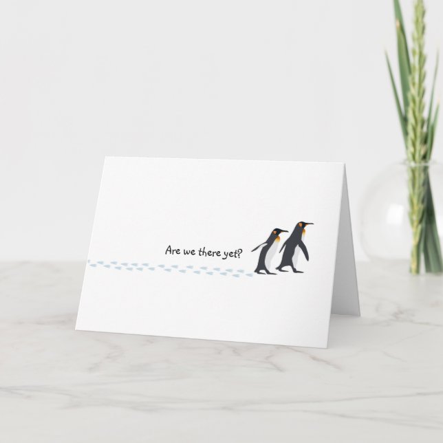 Penguin Prints Holiday Card (Front)