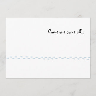 Penguin Prints Party Invitation