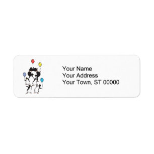 penguin pyramid return address label