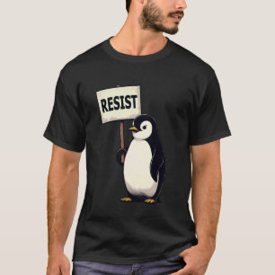 Penguin Resist Funny Penguins Against Tariff T-Shirt