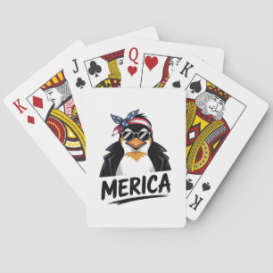 Penguin Resist Penguins Protest Against Playing Cards