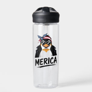 Penguin Resist Penguins Protest Against Water Bottle