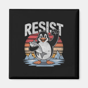 Penguin Resist Tariffs Penguins Men Women Anti Tru Magnet