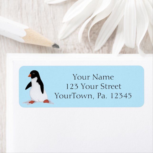 Penguin  return address label (Insitu)