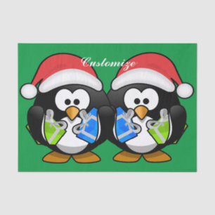 Penguin Santa Thunder_Cove Tissue Paper