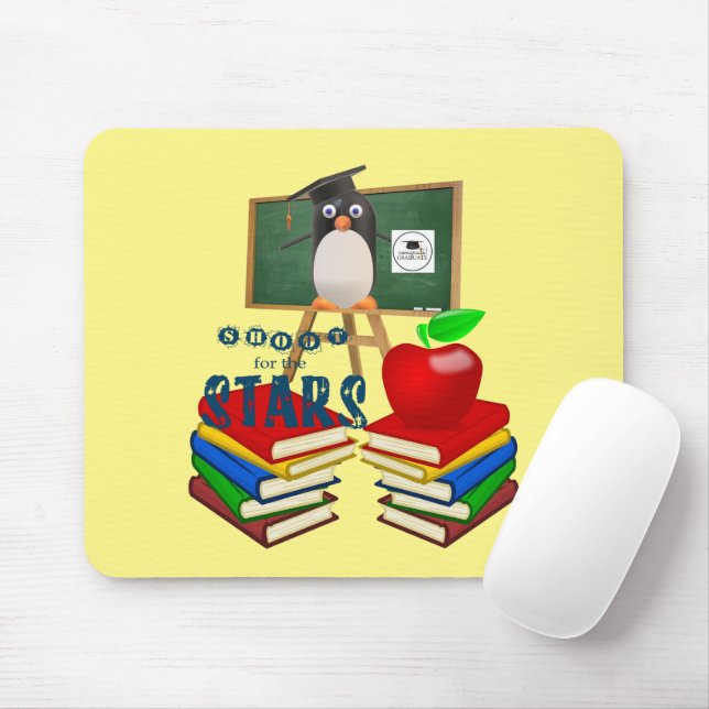 Penguin School  Teacher Mouse Pad! Mouse Pad (With Mouse)