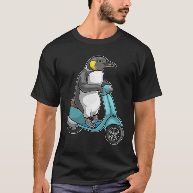 Penguin Scooter T-Shirt (Front)