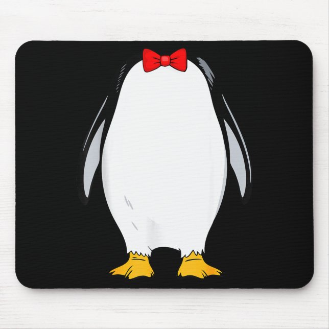 Penguin Shirt Adult Men Women Kids Penguin Costume Mouse Pad (Front)
