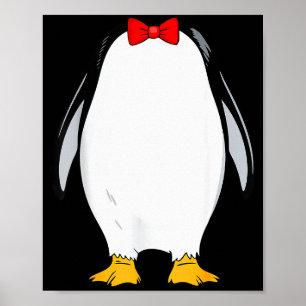 Penguin Shirt Adult Men Women Kids Penguin Costume Poster
