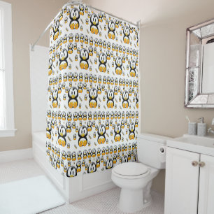 Penguin shower curtain