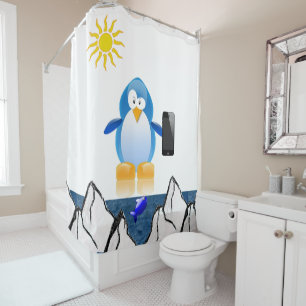 Penguin Shower Curtain