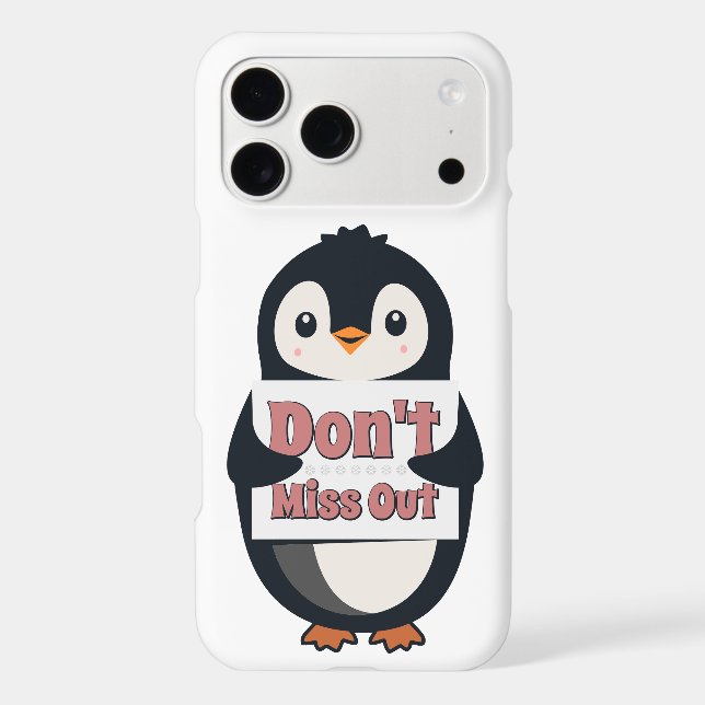 Penguin Sign: Don’t Miss Out (Back)