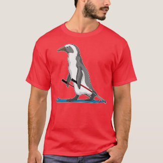 Penguin Skier Ski 2 T-Shirt