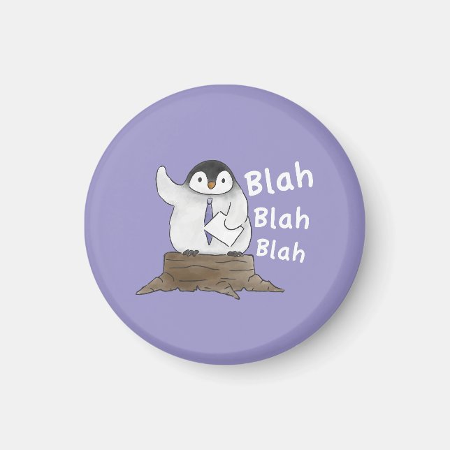 Penguin Speech  Magnet (Front)