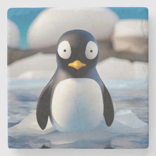 Penguin Stone Coaster