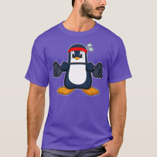 Penguin Strength training Dumbbell T-Shirt