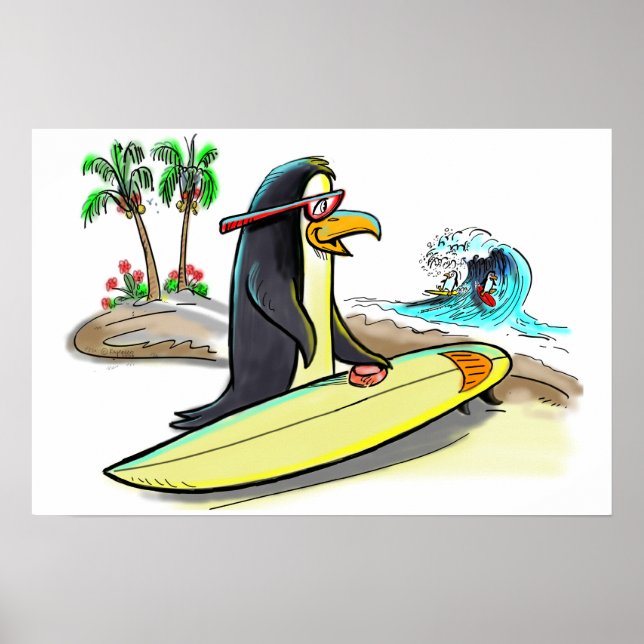pEnGuIn sUrFeR Poster (Front)
