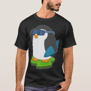 Penguin Surfer Surfboard T-Shirt