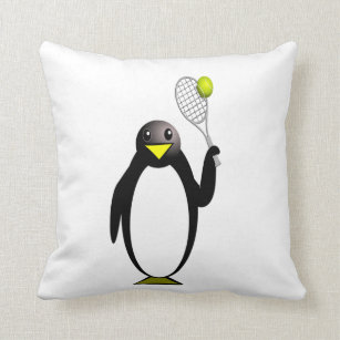 Penguin Tennis Cushion