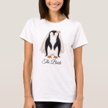 Penguin The Bride Personalised White Bachelorette