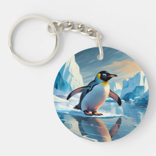 Penguin Themed Key Ring