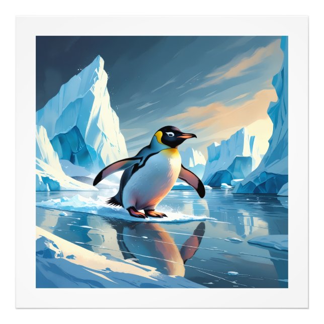 Penguin Themed Photo Print (Front)