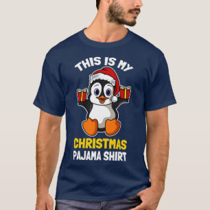 Penguin This Is My Christmas Pajama Shirt