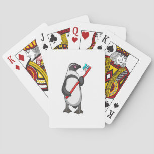 Penguin Tooth brush Playing Cards