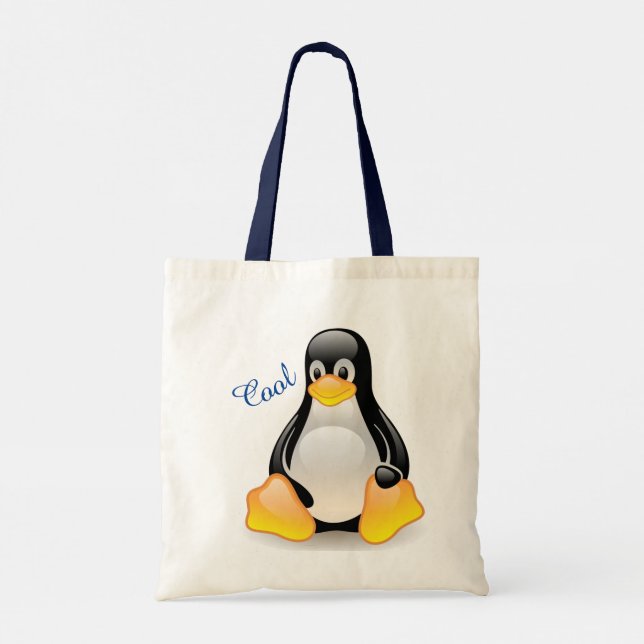 Penguin  tote bag (Back)