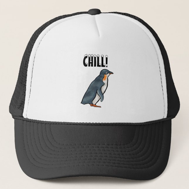 penguin trucker hat (Front)