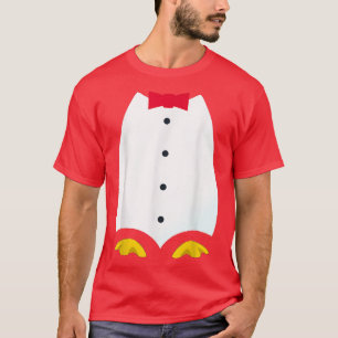 Penguin Tuxedo Costume T Shirt - Funny Halloween S