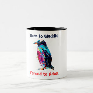 Penguin Two-Tone coffee mug