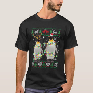 Penguin Ugly Christmas Animal Funny Penguin Christ T-Shirt