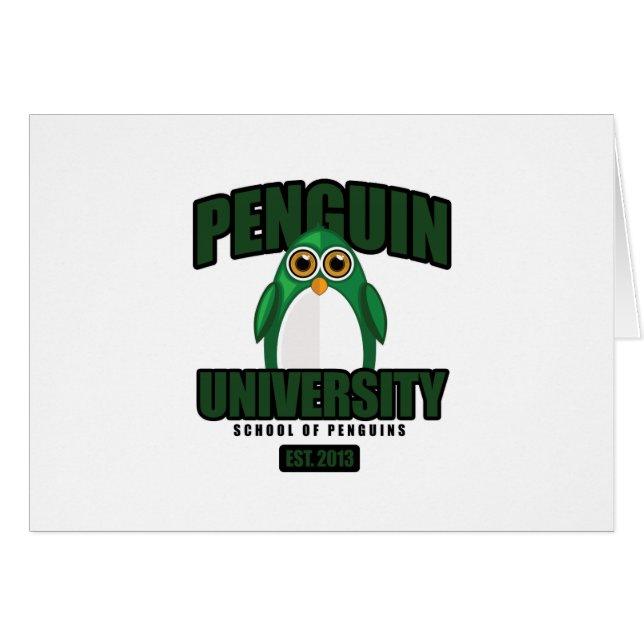 Penguin University - Green (Front Horizontal)