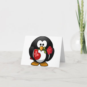 Penguin Valentine Notecard