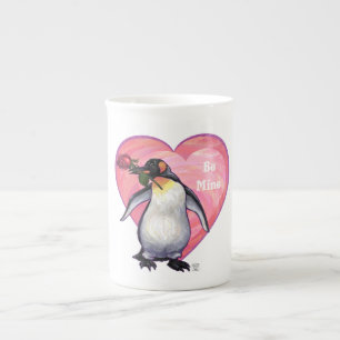 Penguin Valentine's Day Bone China Mug