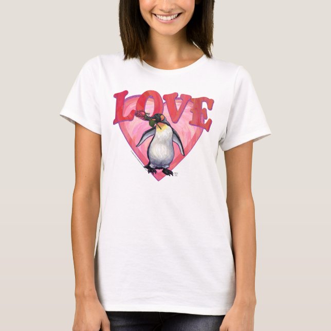 Penguin Valentine's Day T-Shirt (Front)