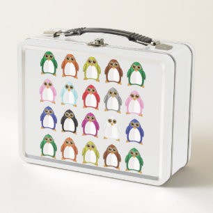 Penguin Variety Metal Lunch Box