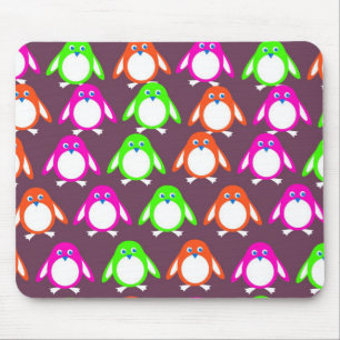 Penguin Wallpaper Mouse Pad