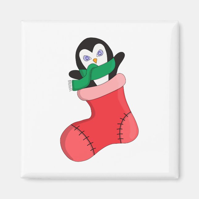 Penguin Warming Up to the Cold Magnet (Front)