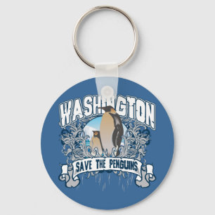 Penguin Washington Key Ring