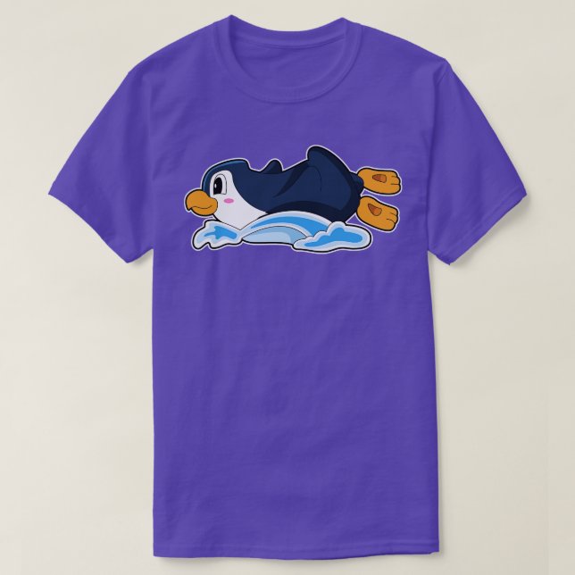 Penguin Water slide T-Shirt (Design Front)