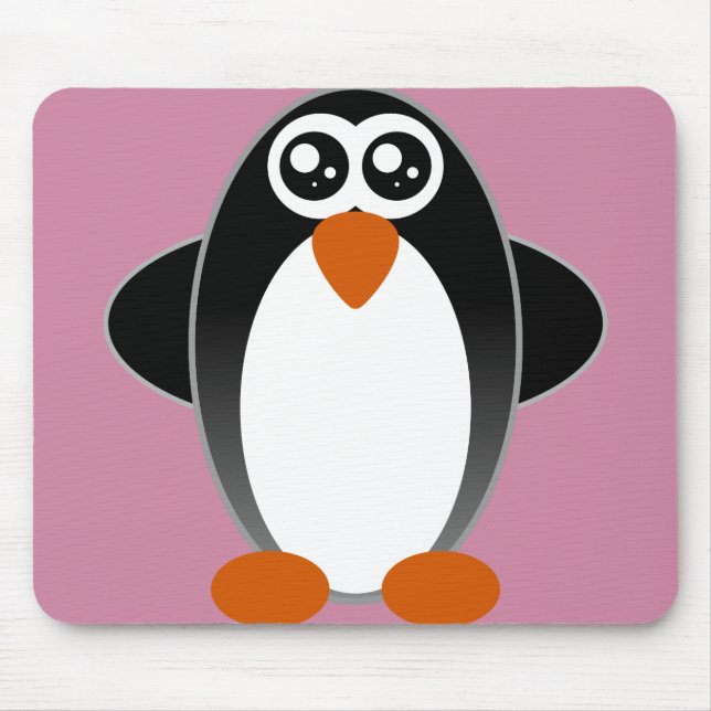 Penguin watery eyes mouse pad (Front)
