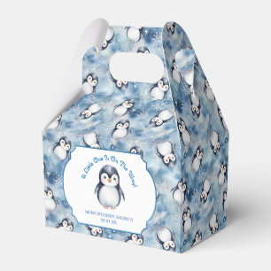 Penguin Winter Baby Shower Favour Box