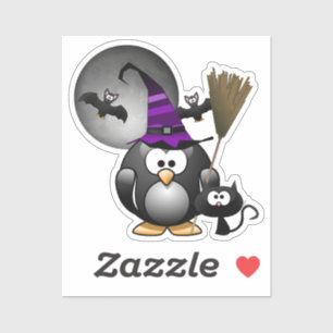 Penguin Witch Halloween