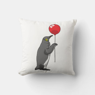 Penguin with Balloon Cushion