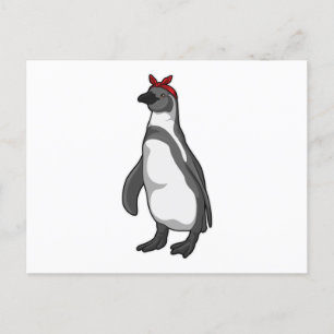 Penguin with Bandanna Postcard