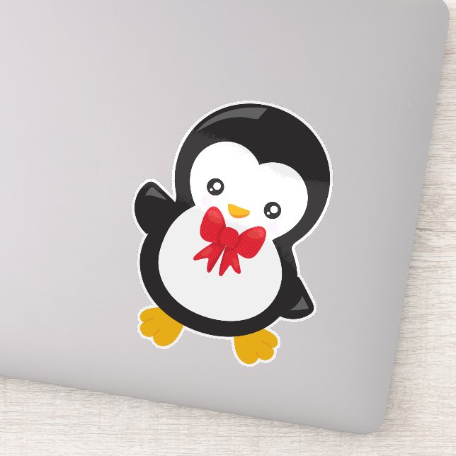 Penguin With Bow Tie, Cute Penguin, Little Penguin (Detail)