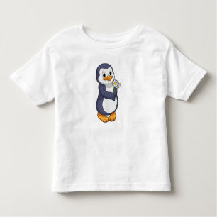 Penguin with Daisy Toddler T-Shirt